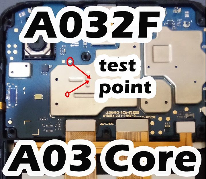 Samsung A032F Test Point